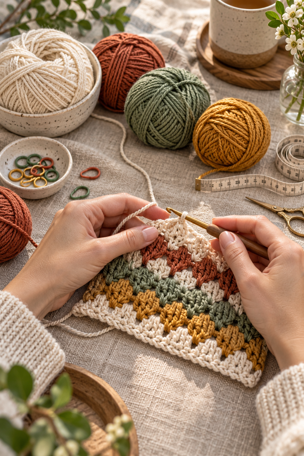 Crochet magic ring