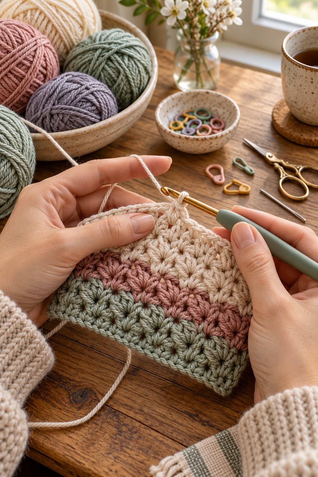 Crochet stitch markers